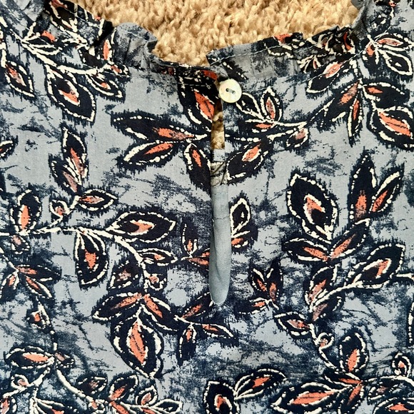 Lucky Brand I Blue Floral Paisley Print Sleeveless Swing Dress I Size XS - Picture 11 of 13